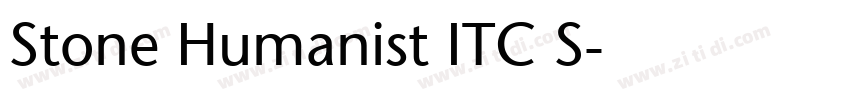 Stone Humanist ITC S字体转换